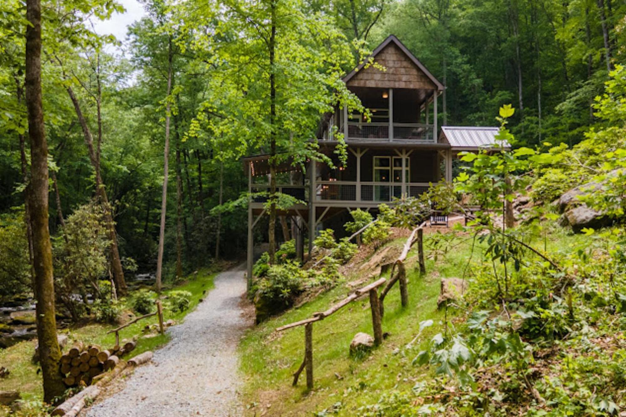 Creel Lodge At Middle Creek Otto ภายนอก รูปภาพ